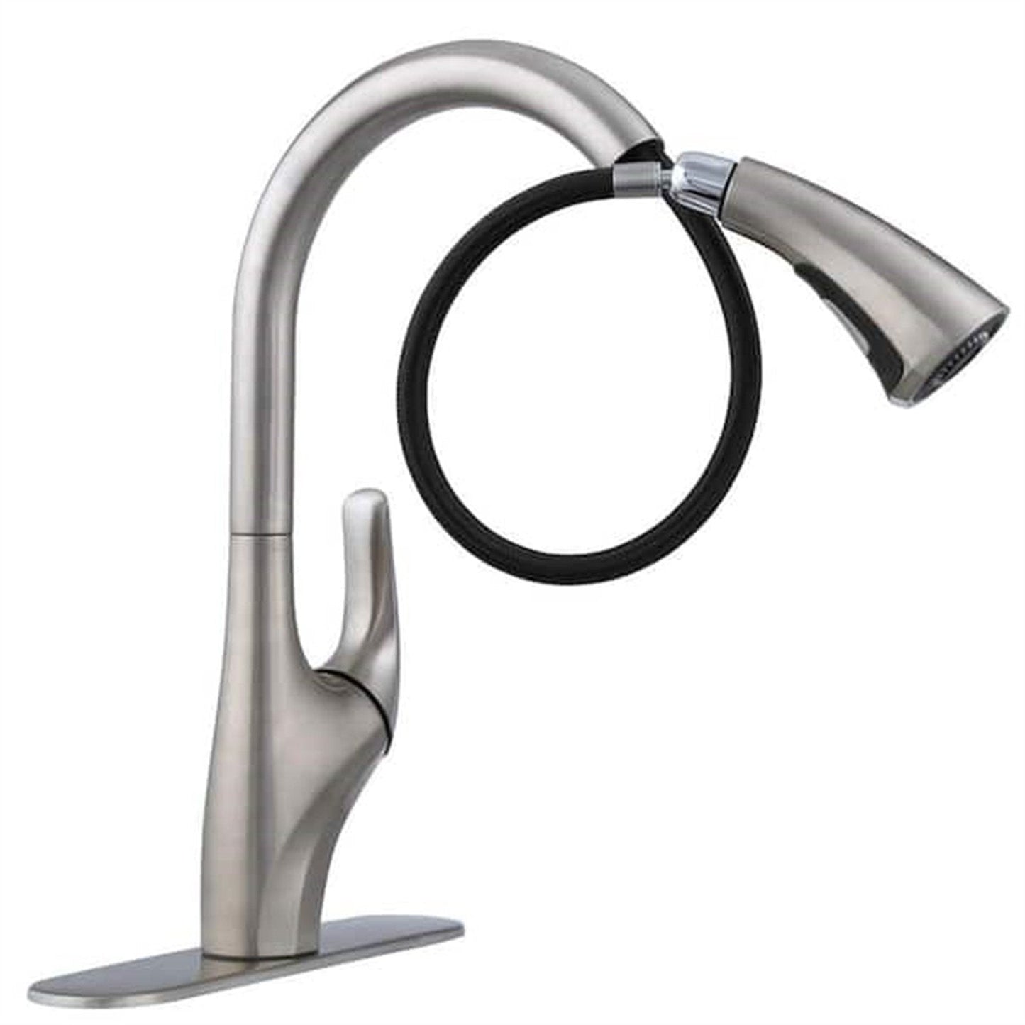Kohler Trielle 1 Hole Pull Down Kitchen Faucet in Stainless Steel K-R18594-SD-VS