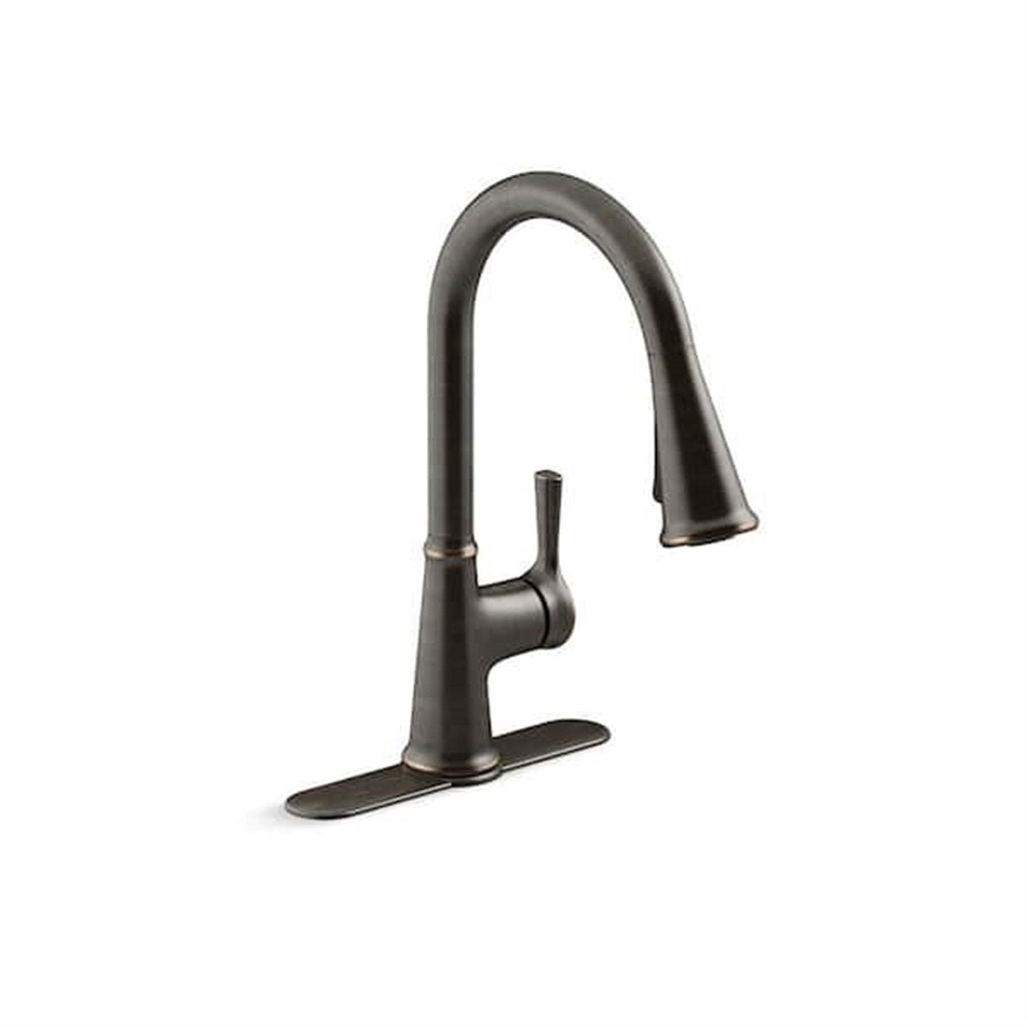 Kohler Tyne Single-Handle Kitchen Faucet in Oil-Rubbed Bronze K-R21415-2BZ