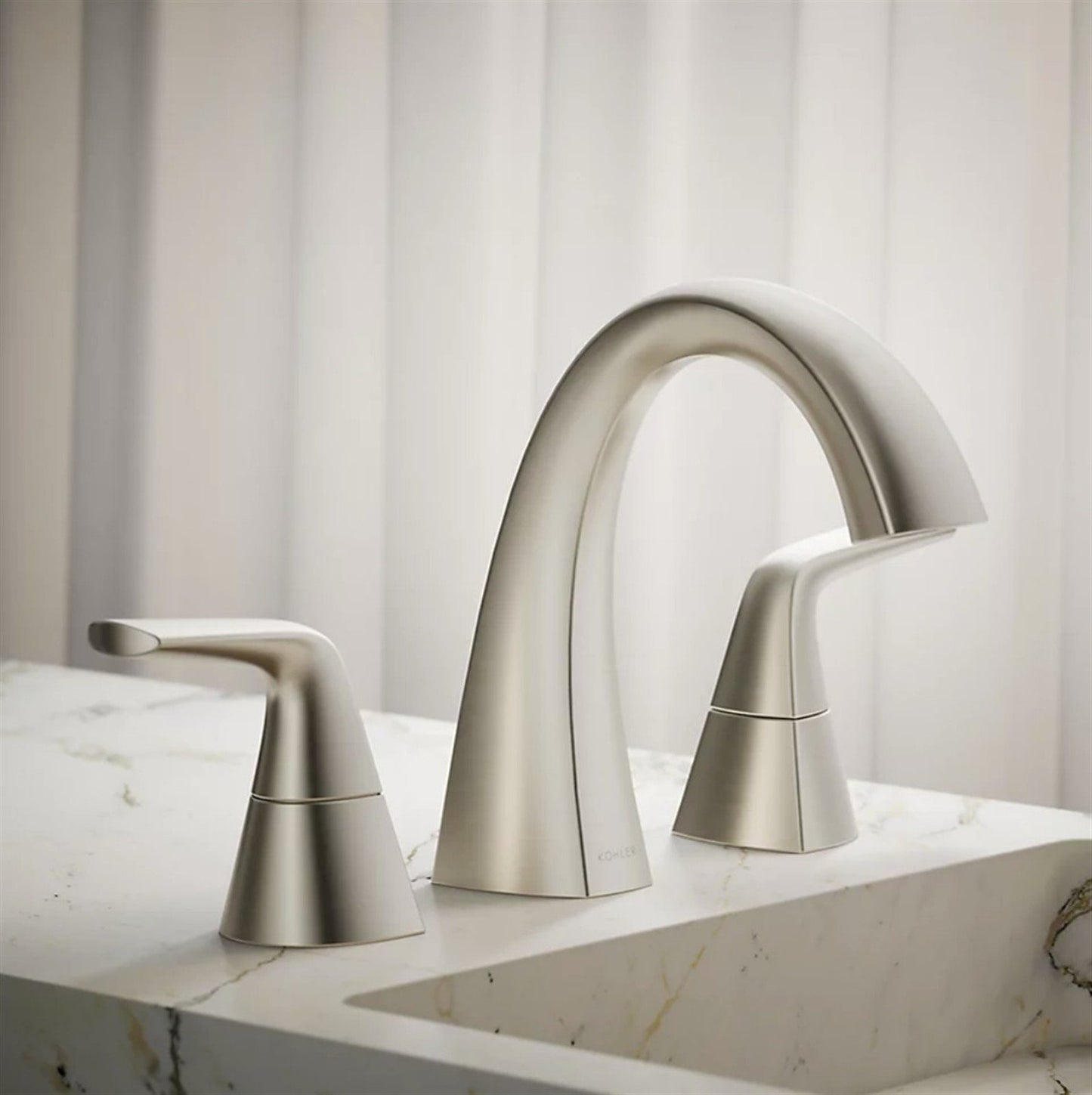 Kohler Elmbrook 8 in. Widespread Bathroom Faucet Polished Chrome K-R21996-4D-CP