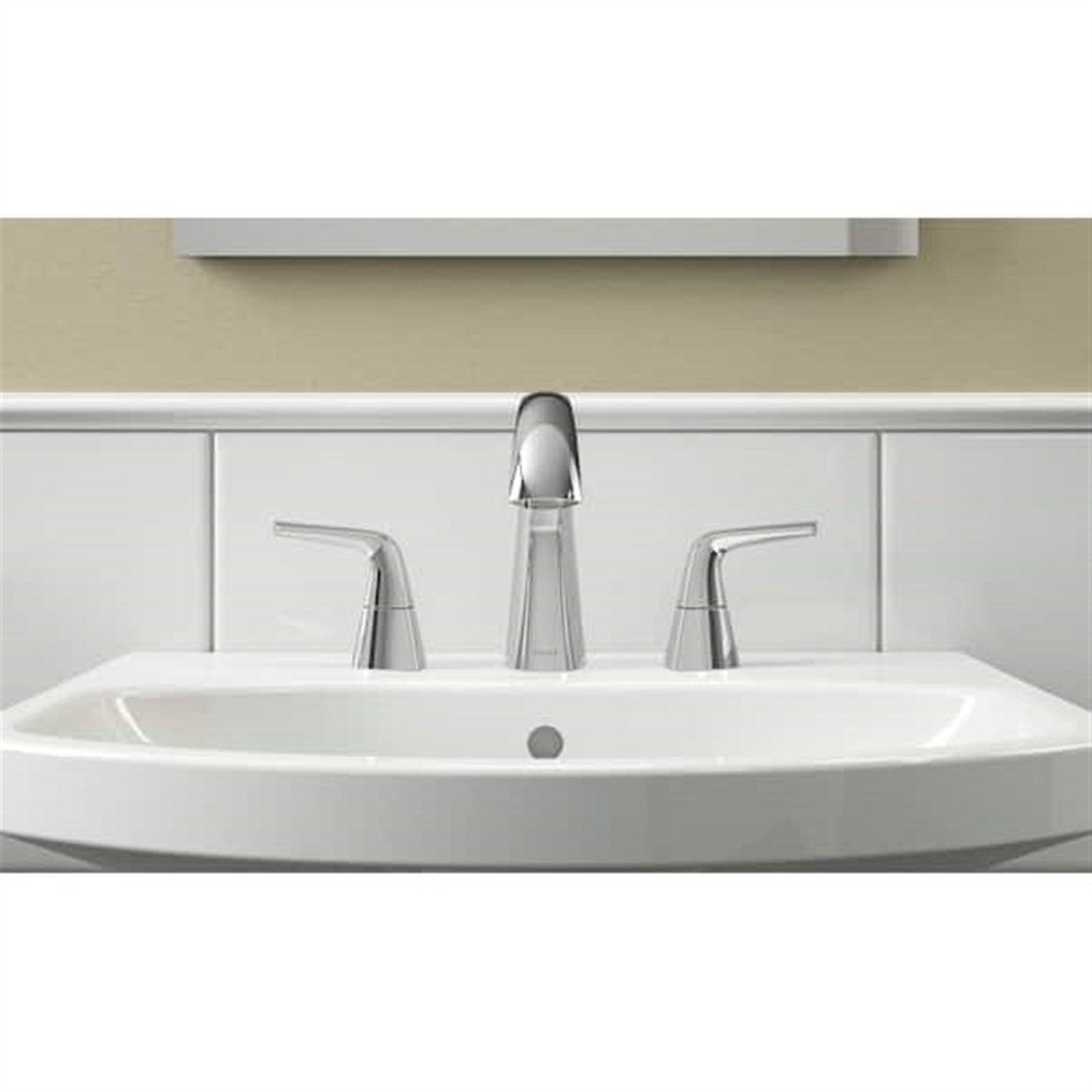 Kohler Elmbrook 8 in. Widespread Bathroom Faucet Polished Chrome K-R21996-4D-CP