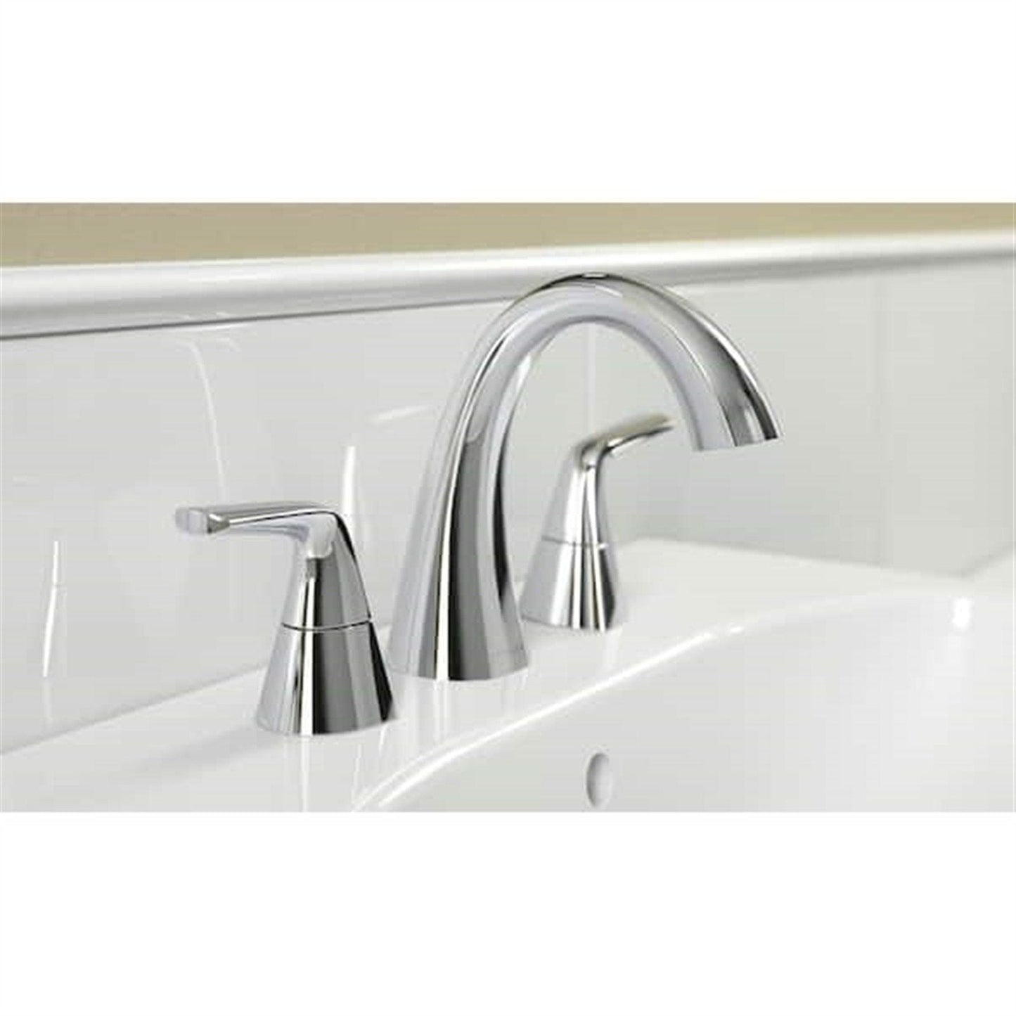 Kohler Elmbrook 8 in. Widespread Bathroom Faucet Polished Chrome K-R21996-4D-CP