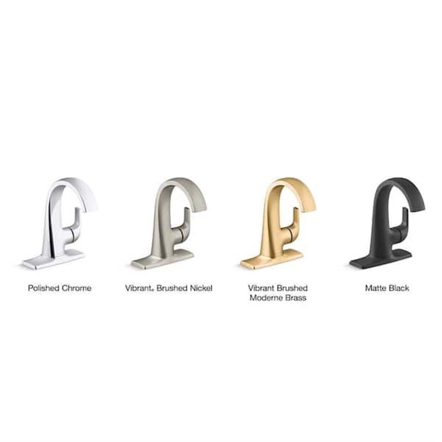 Kohler Cursiva 1 Hole Bathroom Faucet Brushed Nickel K-R30577-4D-BN ✅