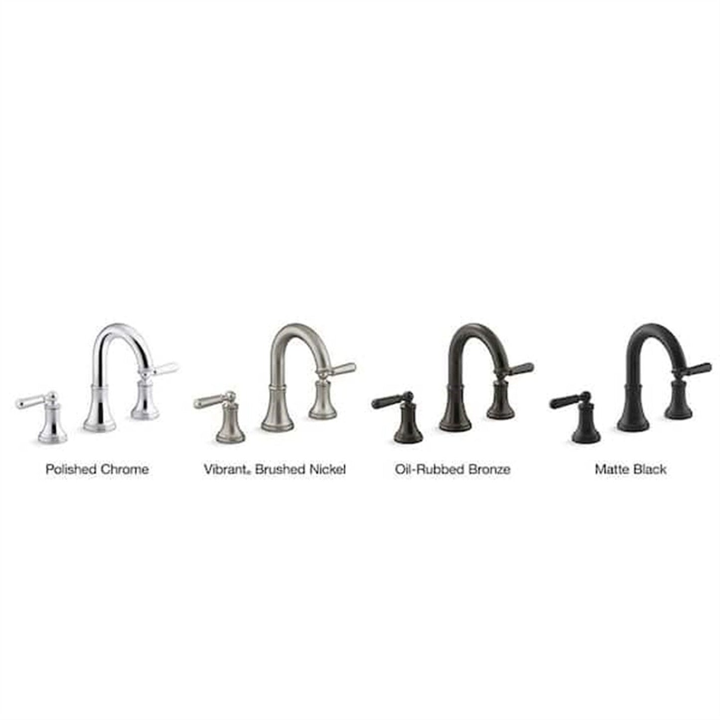 Kohler Capilano 8 in. Widespread Bathroom Faucet Vibrant Brushed Nickel K-R30582-4D-BN