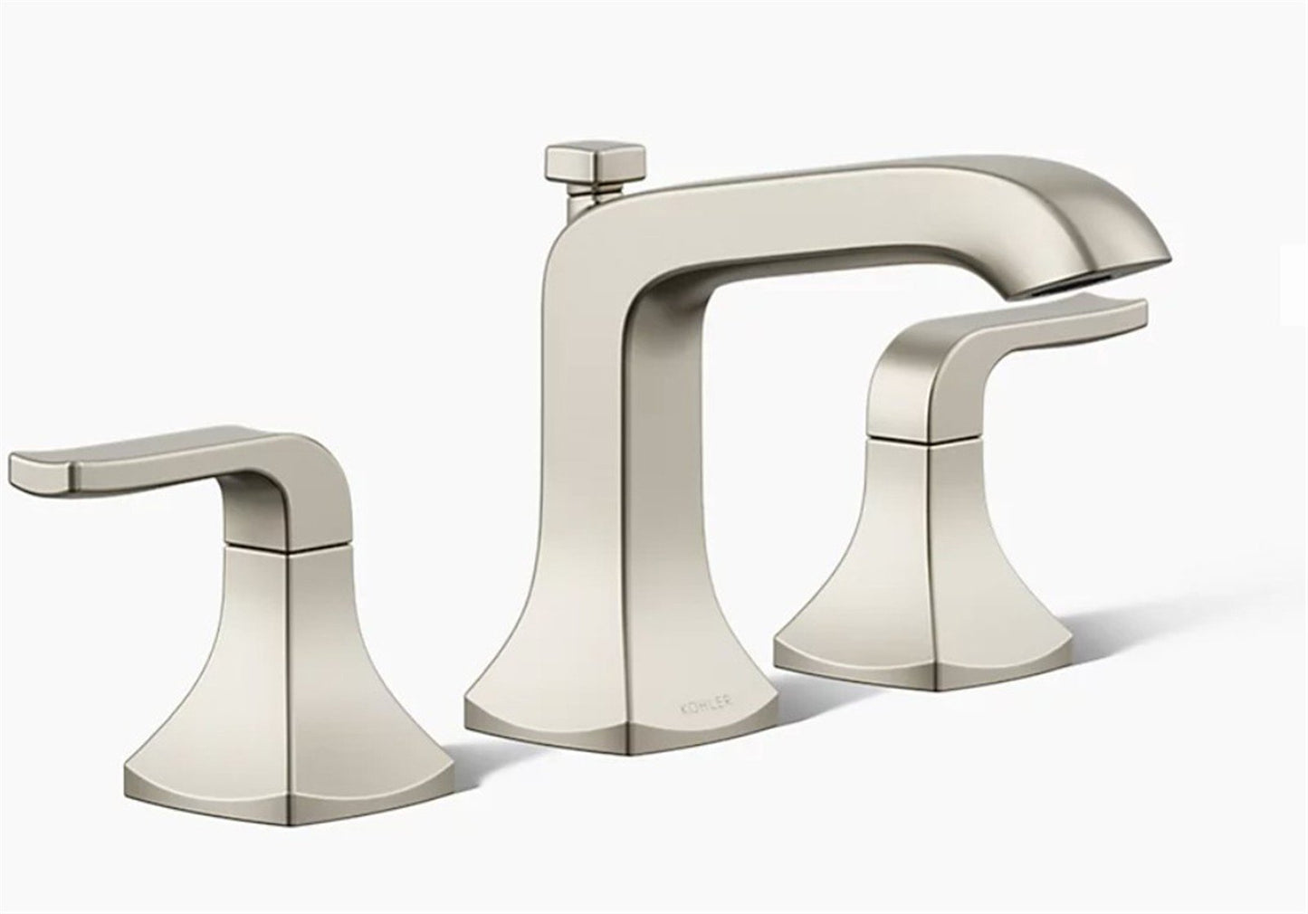 Rubicon 8 in. Widespread 2-Handle Bathroom Faucet in Vibrant Brushed Nickel