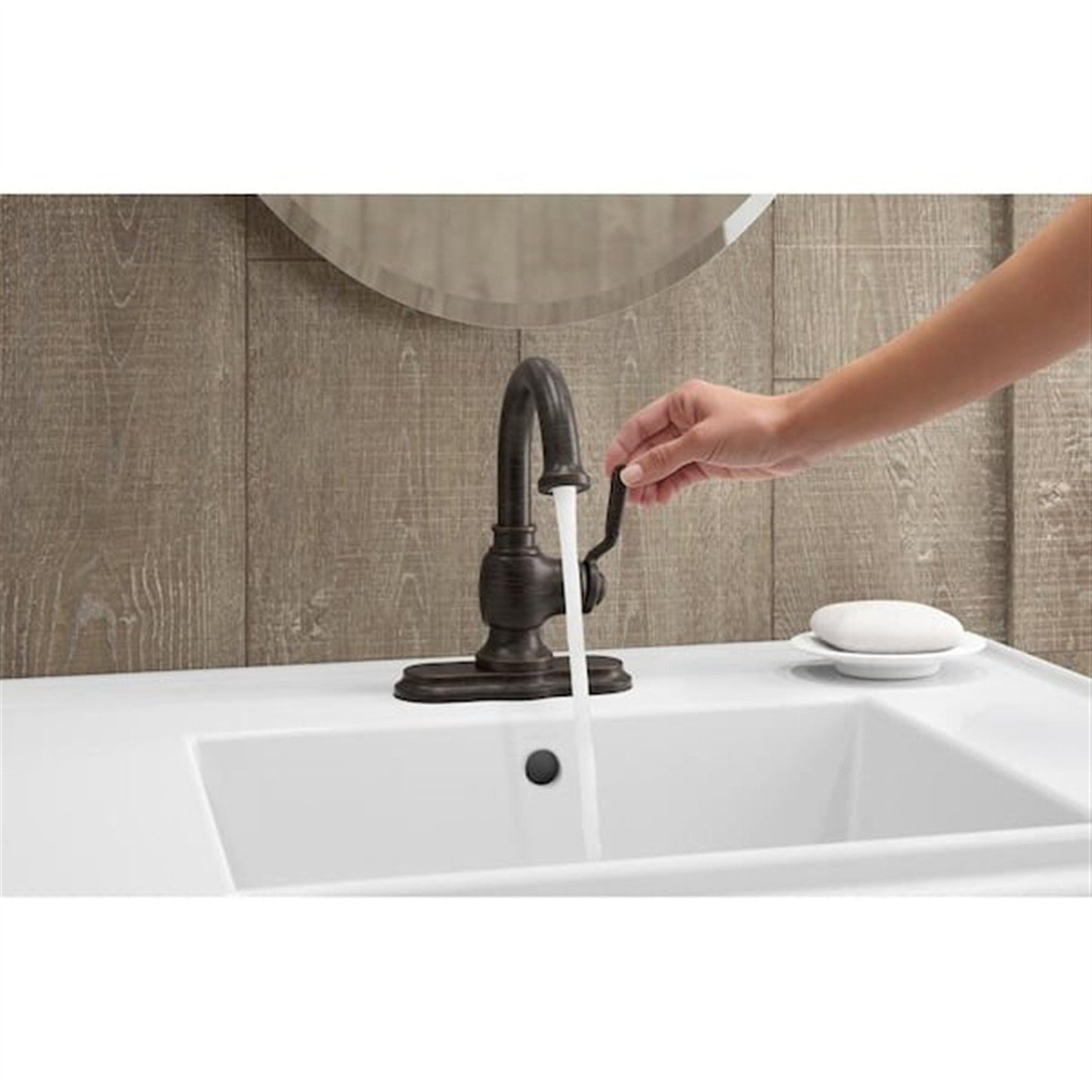 Kohler Worth Single Hole Bathroom Faucet Oil Rubbed Bronze K-R76255-4D-2BZ ✅