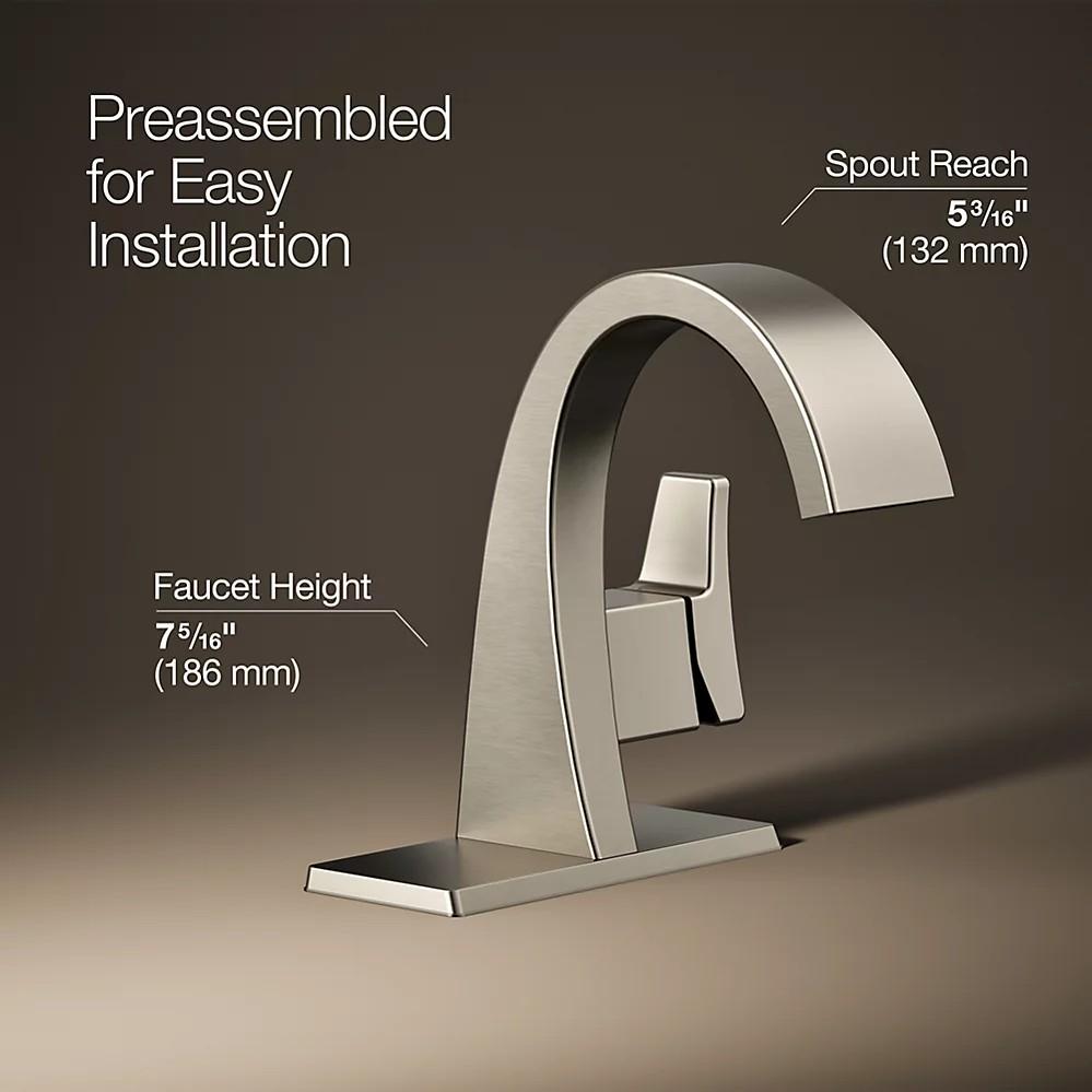 Katun Single-handle bathroom sink faucet K-R78037-4D-BN