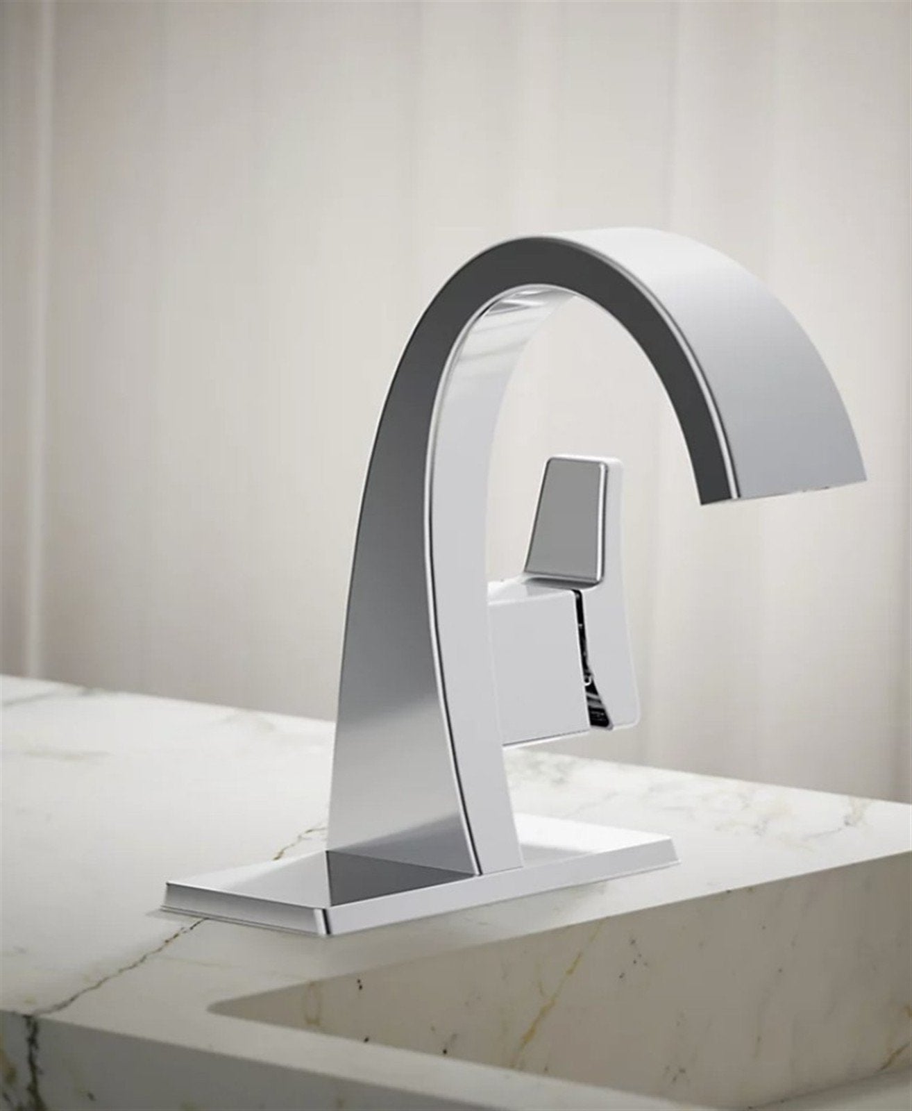 Kohler Katun 1-handle bathroom sink faucet Polished Chrome R78037-4D-CP