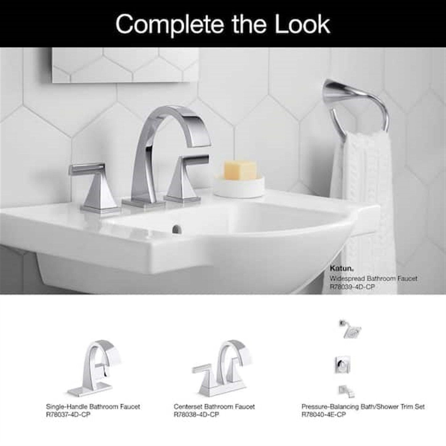 Katun 8 in. Widespread 2-Handle Bathroom Faucet in Polished Chrome