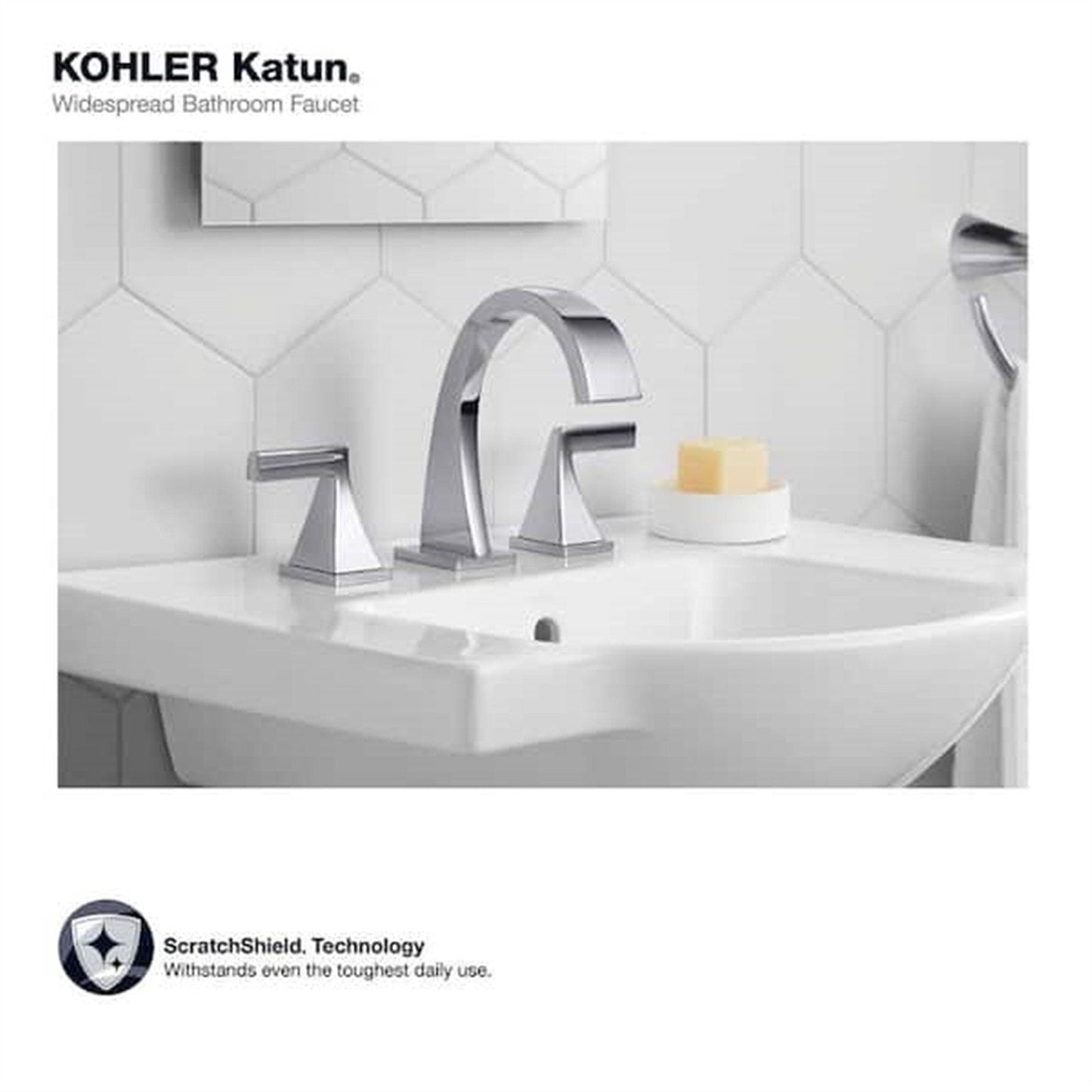 Katun 8 in. Widespread 2-Handle Bathroom Faucet in Polished Chrome