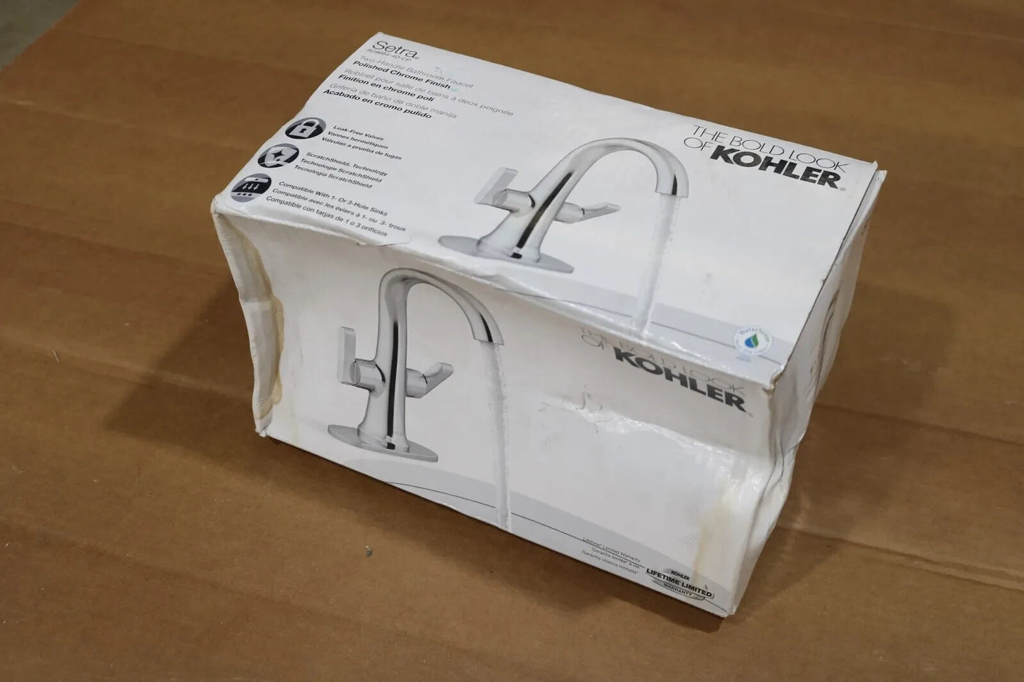 KOHLER Setra 2-Handle Bathroom Faucet In Vibrant Brushed Nickel R29664-4D-CP