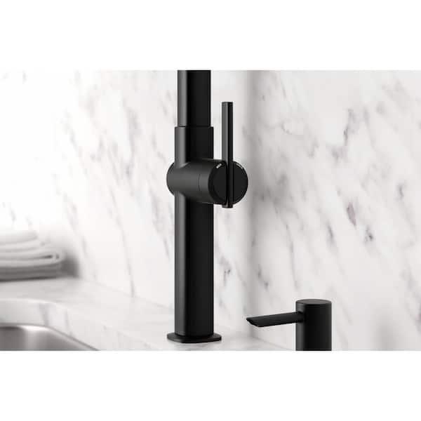 Kohler Rune 1-Handle Pull-Down Kitchen Faucet Vibrant Stainless K-R22153-SD-BLS