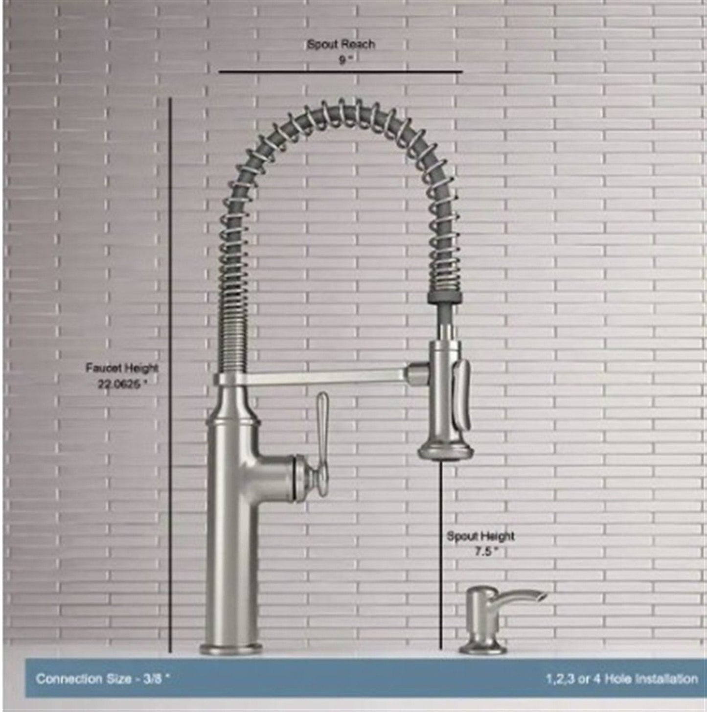 Kohler Sous Pro Style Pull Down Sprayer Kitchen Faucet Chrome R10651-SD-CP