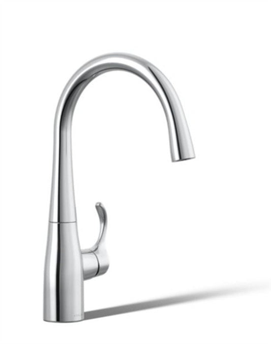 Kohler Simplice Single-Handle Bar Sink Faucet Vibrant Stainless 22034-VS