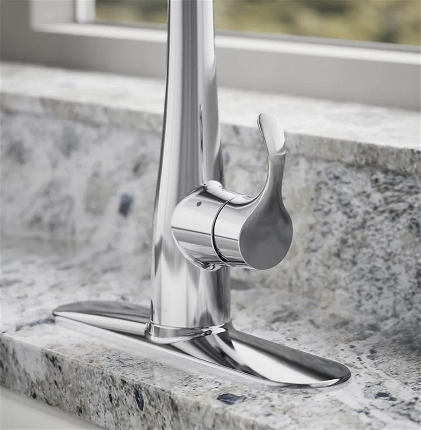 Simplice Touchless pull-down kitchen sink faucet with sprayhead K-22036-CP