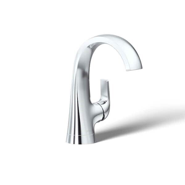 Kohler Cursiva Single Hole Bathroom Faucet Polished Chrome K-R30577-4D-CP