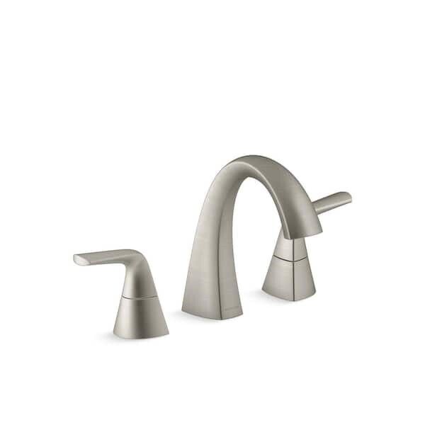 Kohler Elmbrook 8 in. Widespread Bathroom Faucet Brushed Nickel K-R21996-4D-BN