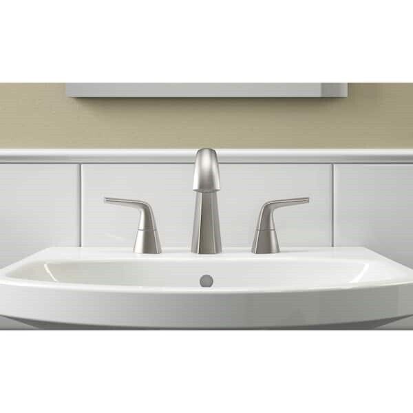 Kohler Elmbrook 8 in. Widespread Bathroom Faucet Brushed Nickel K-R21996-4D-BN