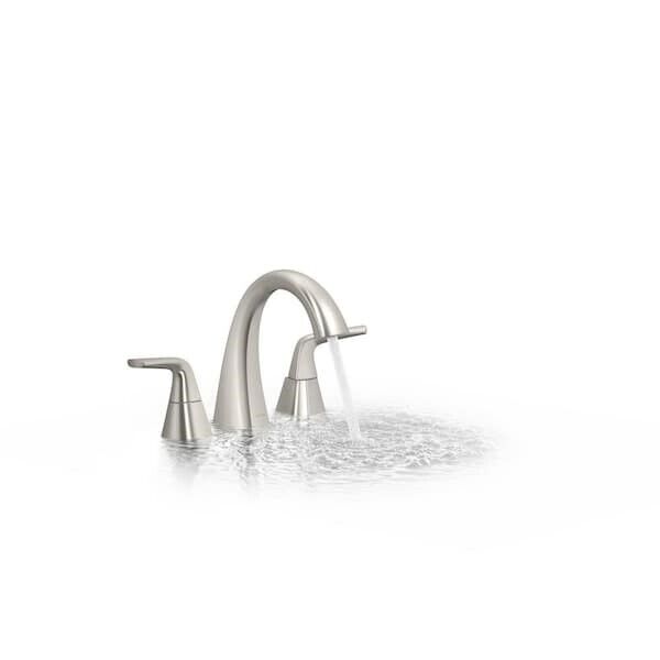 Kohler Elmbrook 8 in. Widespread Bathroom Faucet Brushed Nickel K-R21996-4D-BN