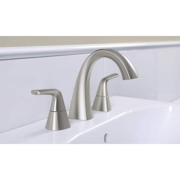 Kohler Elmbrook 8 in. Widespread Bathroom Faucet Brushed Nickel K-R21996-4D-BN