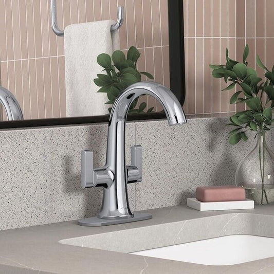 Kohler Setra Single Hole Bathroom Faucet Polished Chrome K-R29664-4D-CP