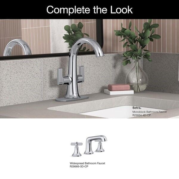 Kohler Setra Single Hole Bathroom Faucet Polished Chrome K-R29664-4D-CP