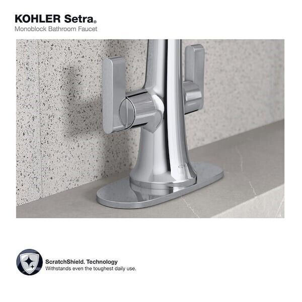 Kohler Setra Single Hole Bathroom Faucet Polished Chrome K-R29664-4D-CP