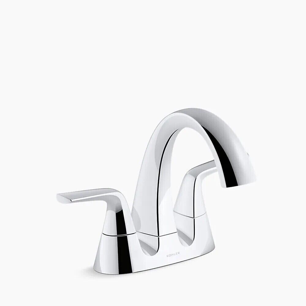 Kohler Elmbrook 4 in. Centerset 2-Handle Chrome Bathroom Faucet  R21995-4D-CP