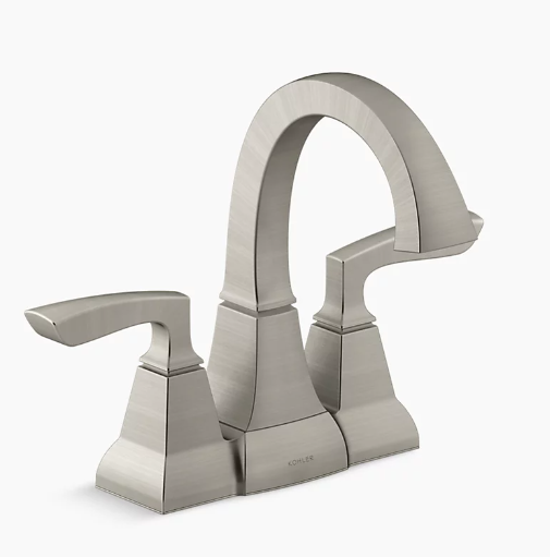 ✅ KOHLER Kallen Bathroom Faucet 2-Handle Brushed Nickel K-R24055-4D-BN