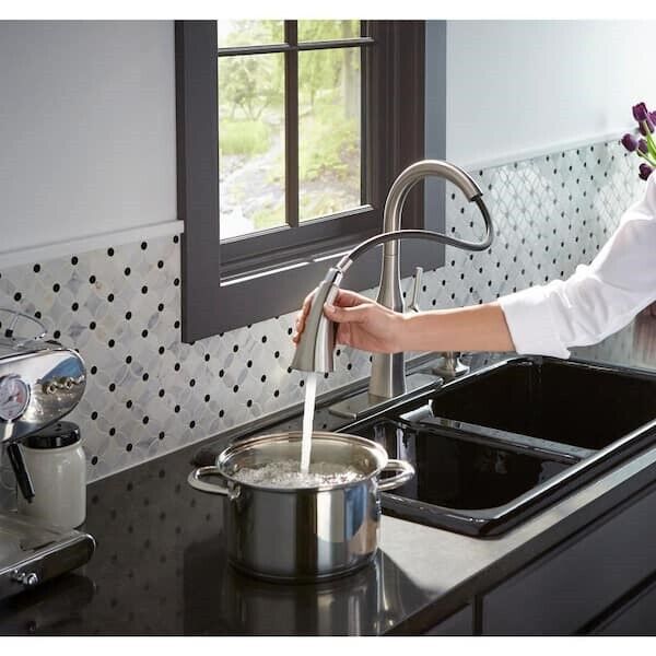 Rubicon Pull-down kitchen sink faucet Pull-down kitchen sink K-R20147-SD-VS