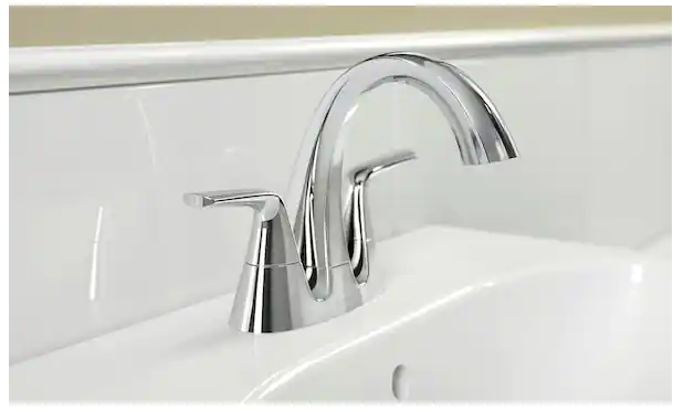 Kohler Elmbrook 4 in. Centerset 2-Handle Chrome Bathroom Faucet R21995-4D-CP