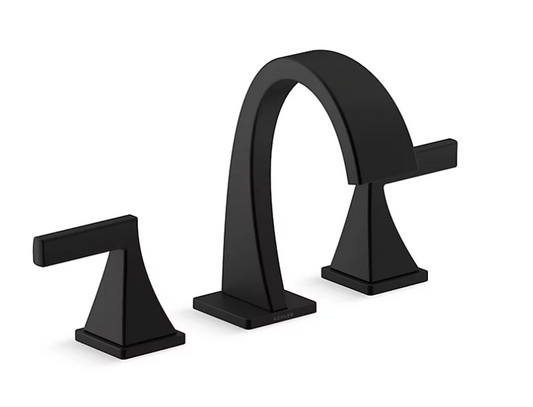 ✅ Katun Widespread bathroom sink faucet Matte Black K-R78039-4D-BL