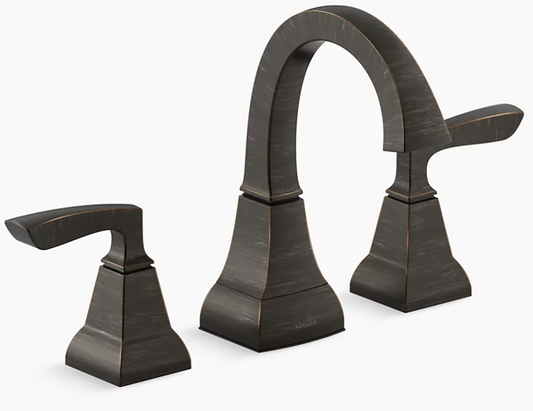 ✅ Kohler Kallan Bathroom Faucet Widespread Oil-Rubbed Bronze R24056-4D-2BZ