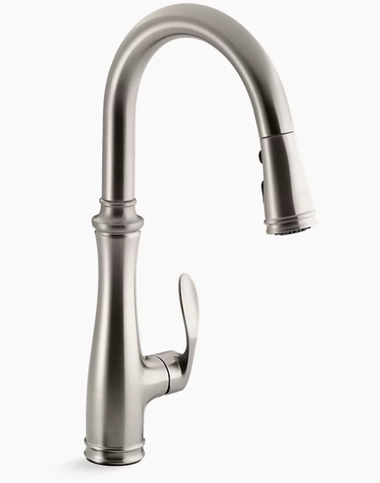 BelleraPull-down kitchen sink faucet with three-function sprayhead 560-VS