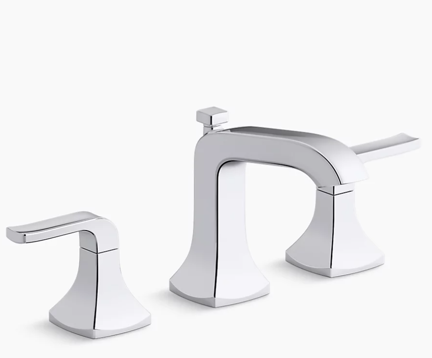 Rubicon 8" widespread bathroom faucet K-R76216-4D-CP