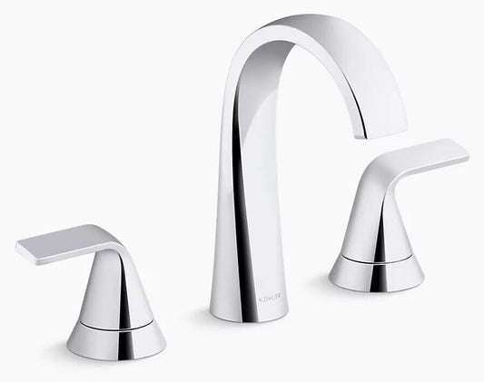 ?? Cursiva Widespread bathroom sink faucet, 1.2 gpm K-R30579-4D-CP