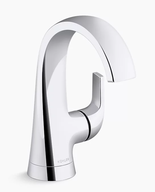 Cursiva Single-handle bathroom sink faucet, 1.2 gpm K-R30577-4D-CP