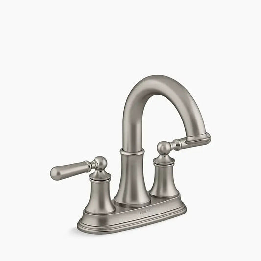 NEW Kohler Capilano Bathroom Sink Faucet Brushed Nickel - K-R30581-4D-BN