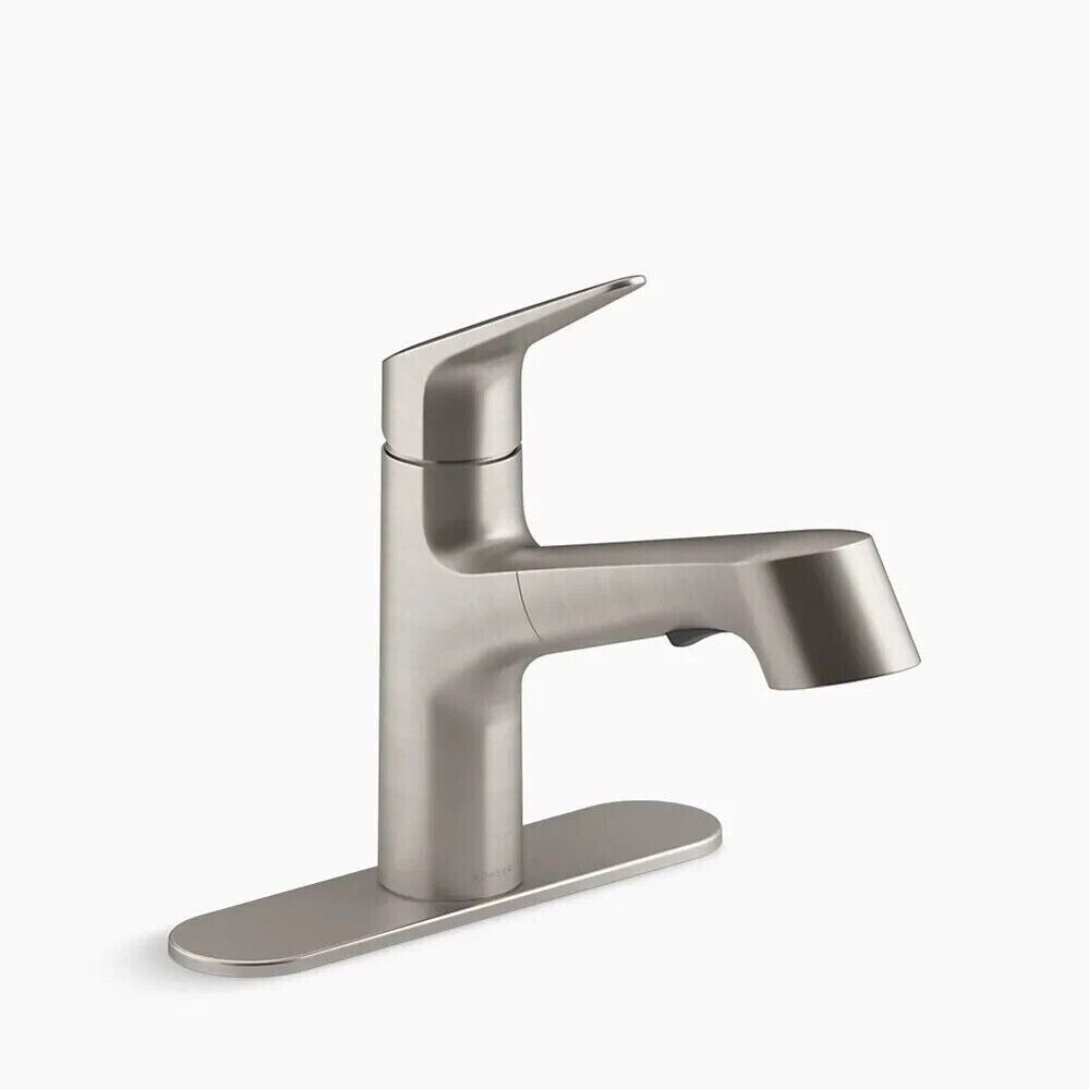 Kohler R29679-VS Pull-out kitchen sink faucet with sprayhead inVibrant Stainless