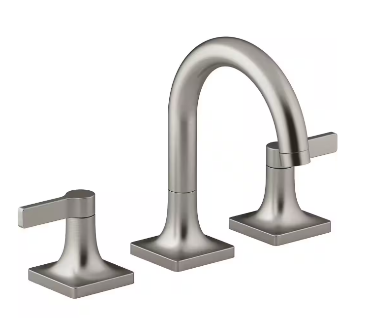 KOHLER 8" Widespread 2 Handle Bathroom Faucet K-R22798-4D-BN Brushed Nickel