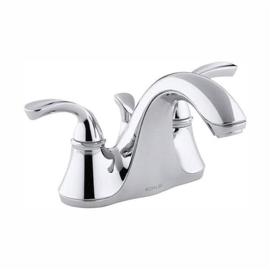 Kohler Forte 4 in. Centerset Bathroom Faucet Polished Chrome finish K-10270-4-CP