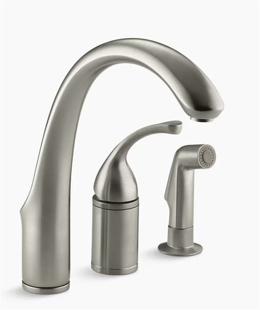 Kohler Forte Remote Valve Kitchen Faucet Lever Handle Brushed Nickel K-10430-BN