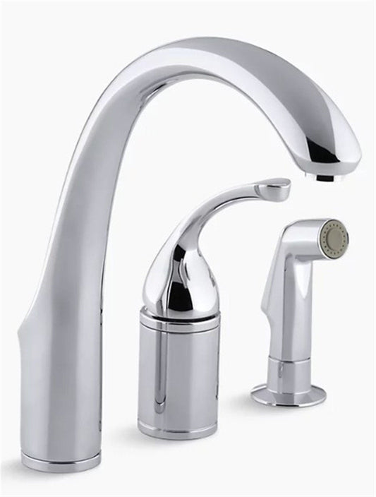 Kohler Forte Remote Valve Kitchen Faucet Lever Handle Polished Chrome K-10430-CP