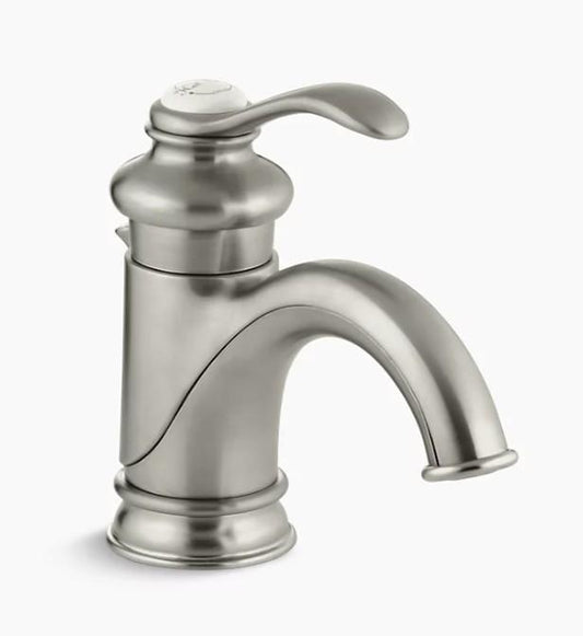 Kohler Fairfax Single-handle bathroom sink faucet, Brushed Nickel K-12182-BN