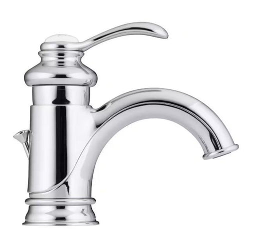 Kohler Fairfax Single-handle bathroom sink faucet, Chrome , 1.2 gpm K-12182-CP
