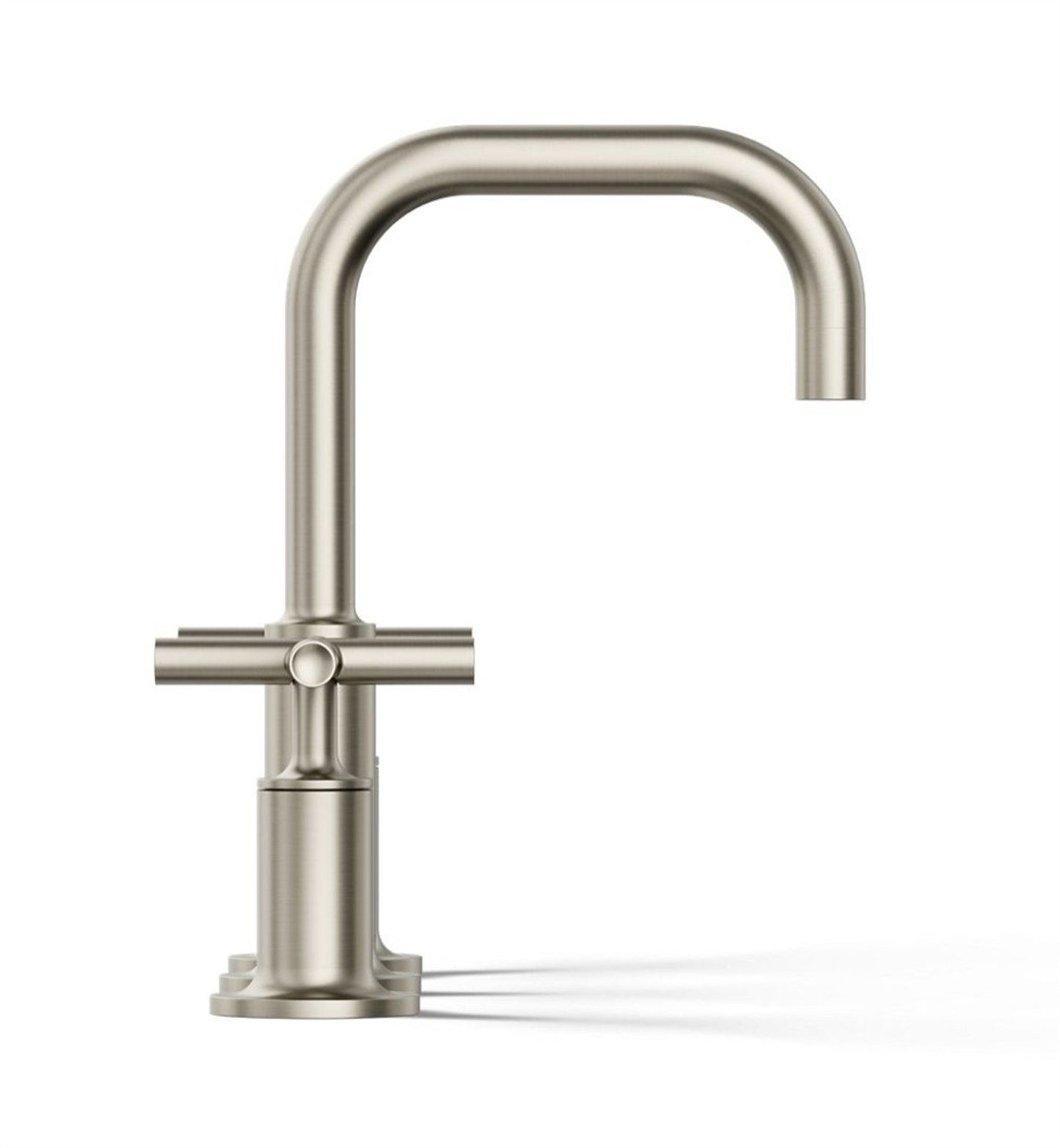 Kohler Purist Widespread bathroom faucet Cross hande Brushed Nickel K-14406-3-BN