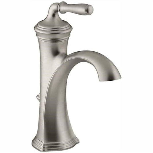 Kohler Devonshire Single Hole Bathroom Faucet Vibrant Brushed Nickel K-193-4-BN