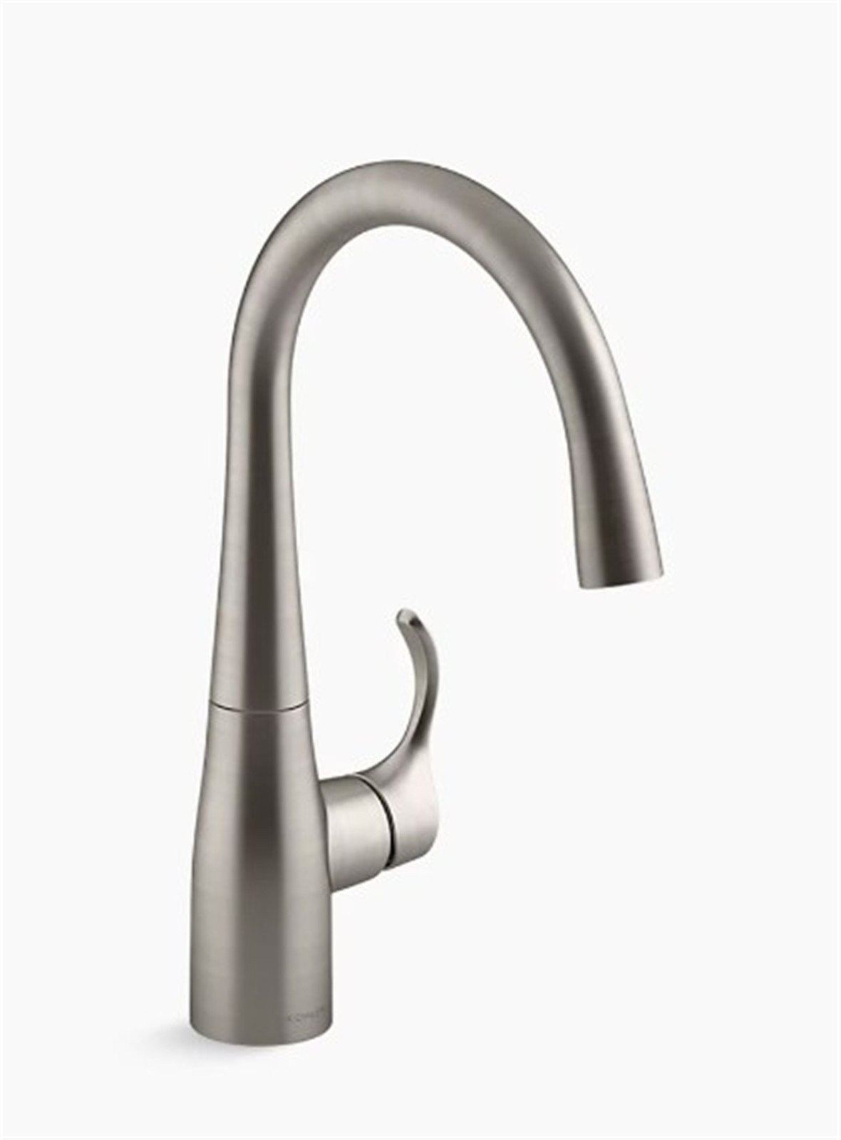 Kohler Simplice Single-Handle Bar Sink Faucet Vibrant Stainless 22034-VS