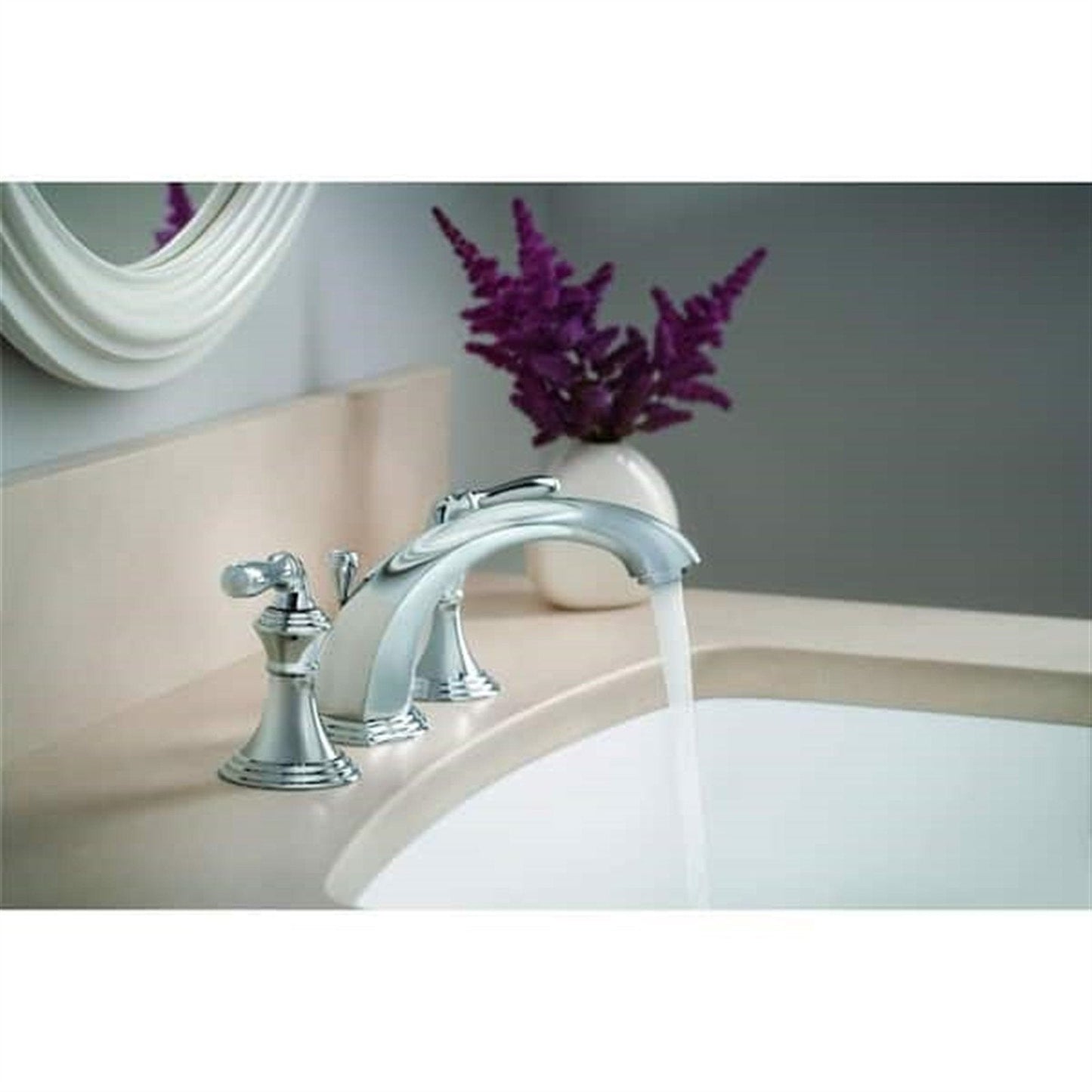 Kohler Devonshire 8 in. Widespread Bathroom Faucet Polished Chrome K-394-4-CP
