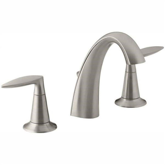 Kohler Alteo 8 in. Widespread Bathroom Faucet Vibrant Brushed Nickel K-45102-4-BN