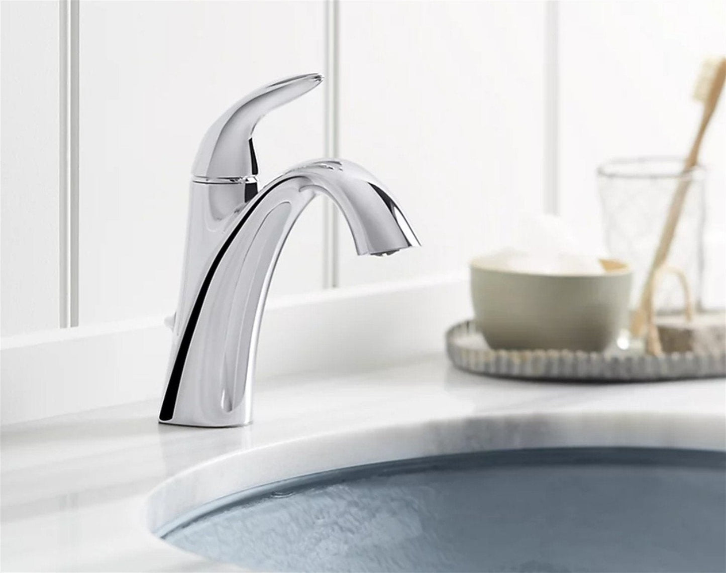 Kohler Alteo Single Hole Bathroom Faucet Polished Chrome K-45800-4-CP